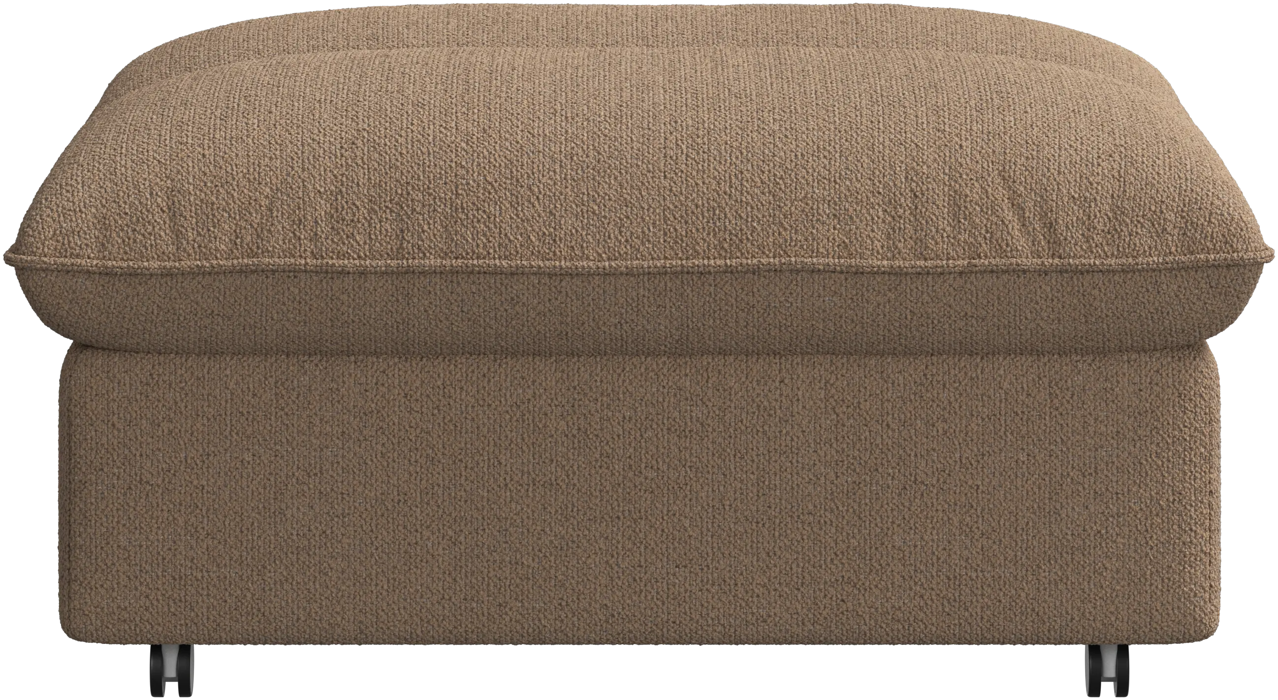 Southampton pouffe on wheels with storage