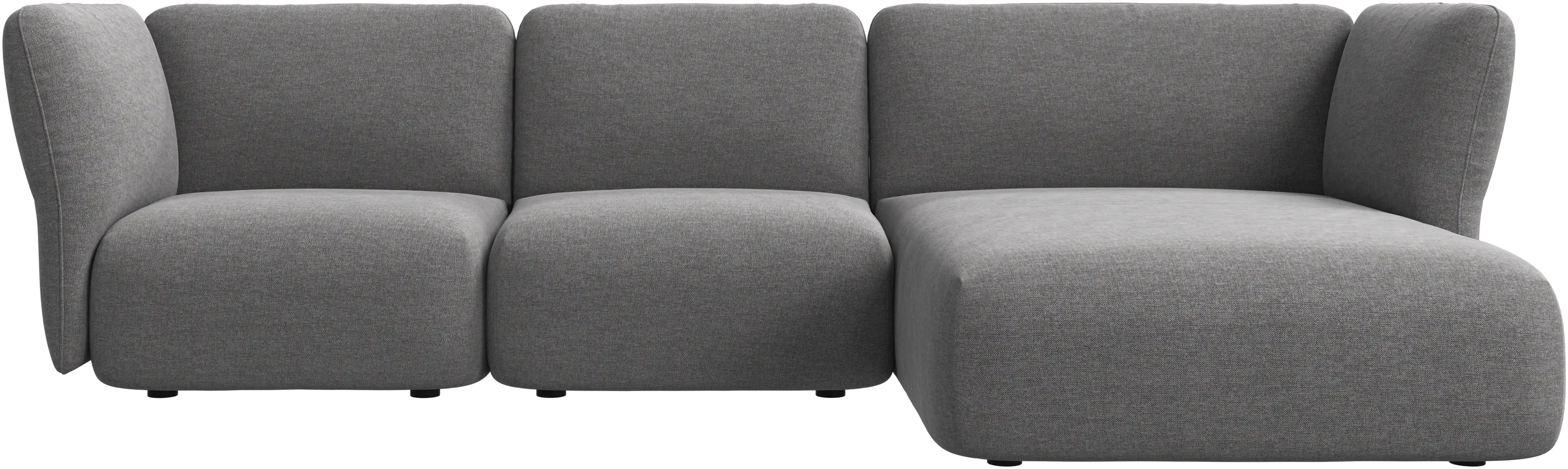 Paraggi 2-seater with chaise longue right