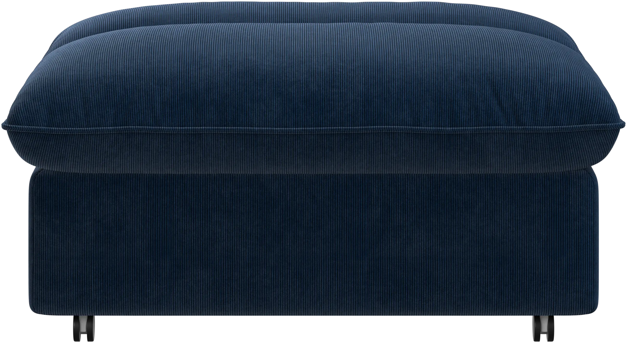 Southampton pouffe on wheels with storage