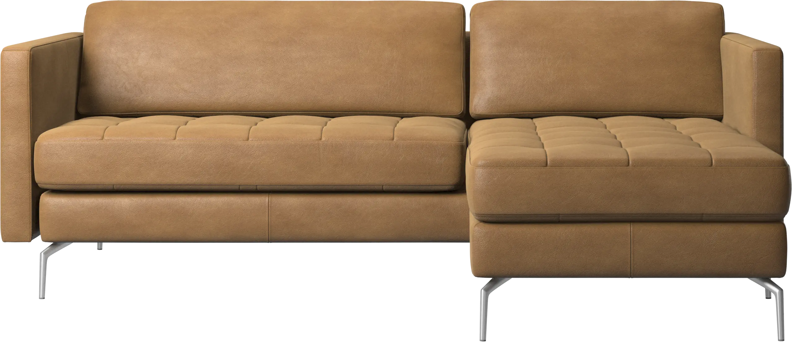 Osaka sofa with resting unit, tufted seat