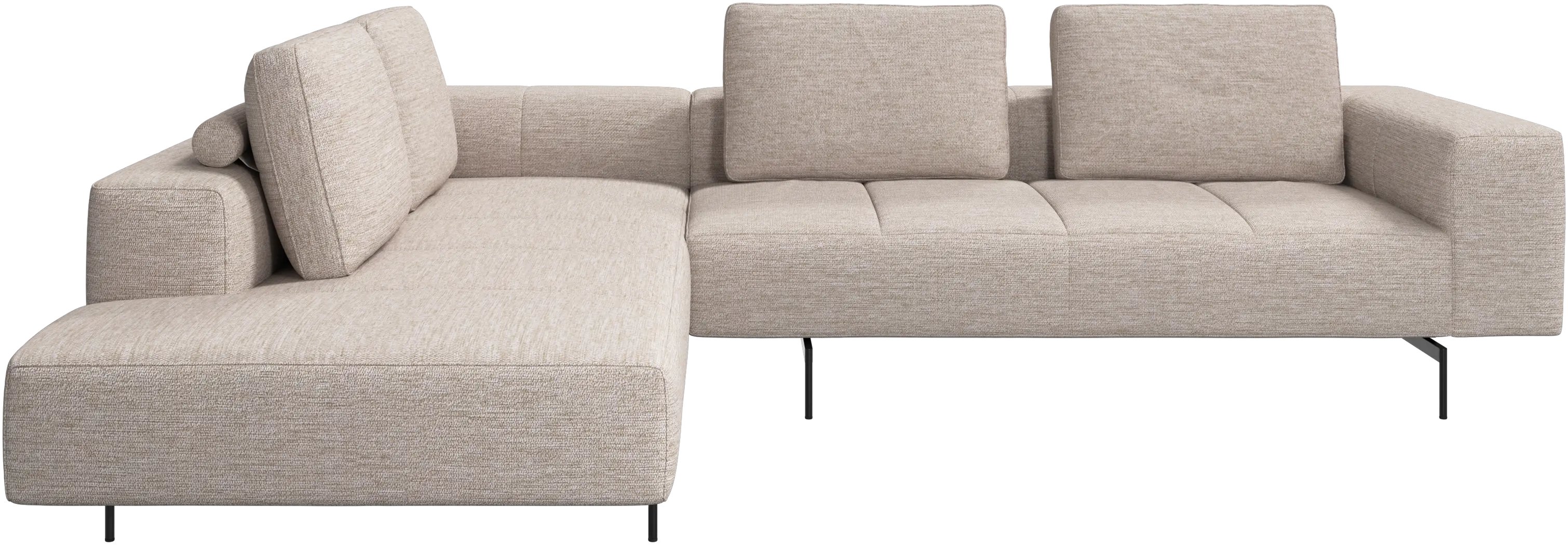 Amsterdam corner sofa with lounging unit