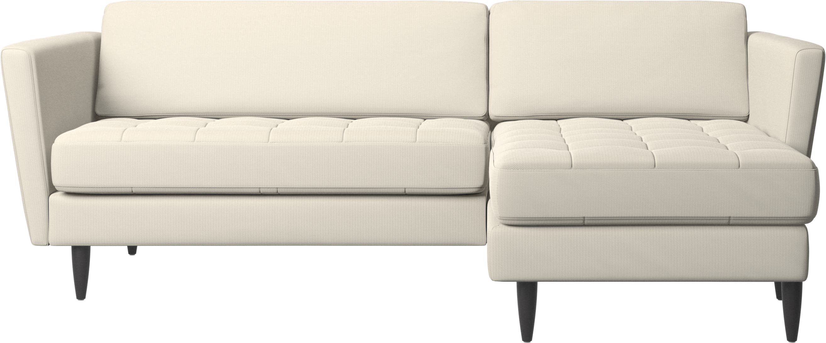Osaka sofa med hvilemodul, tuftet sædehynde