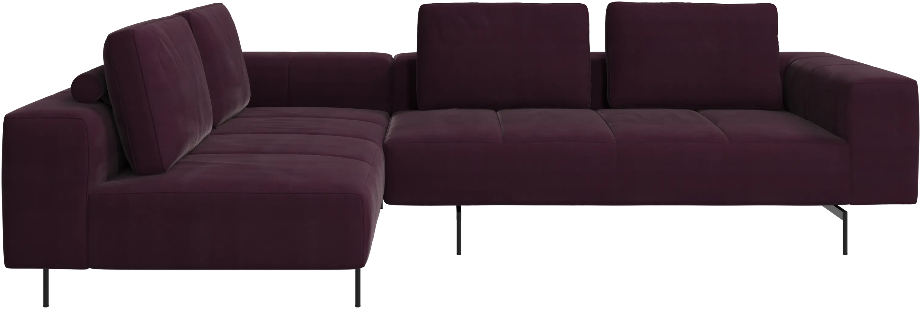 Amsterdam corner sofa with lounging unit