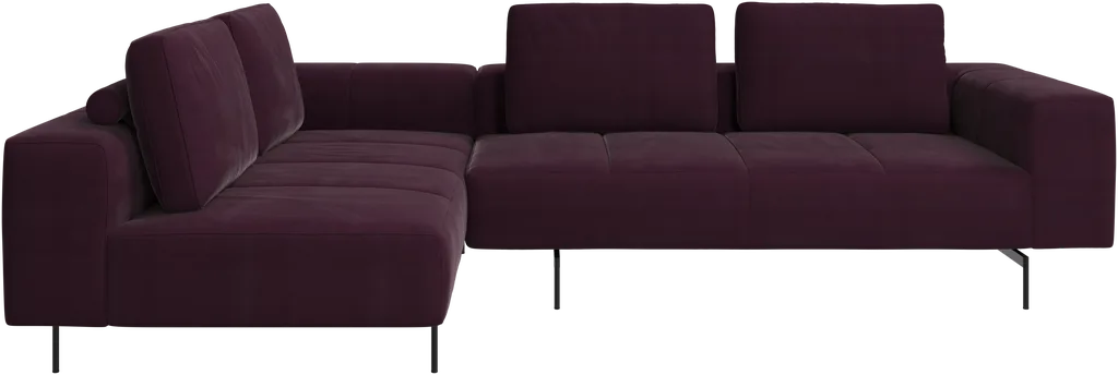 Duża sofa narożna Amsterdam z modułem wypoczynkowym