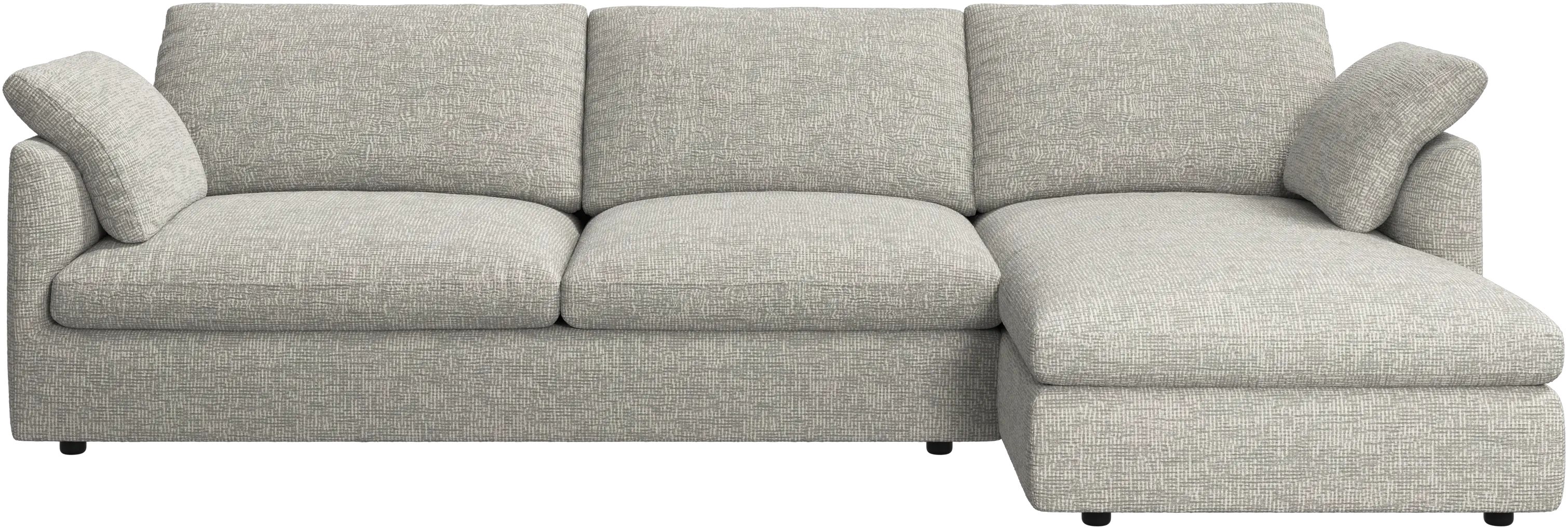 Milano sofa with chaise longue right