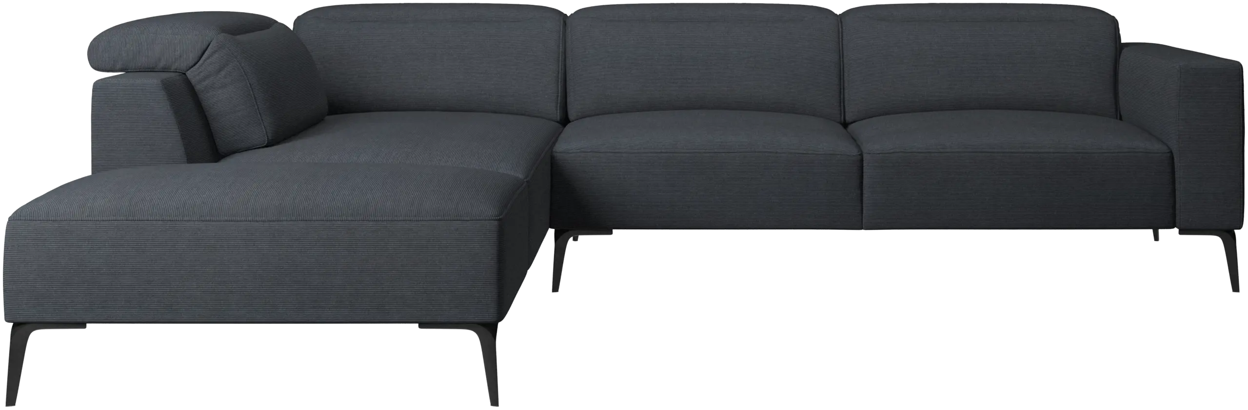 Zürich corner sofa with lounging unit