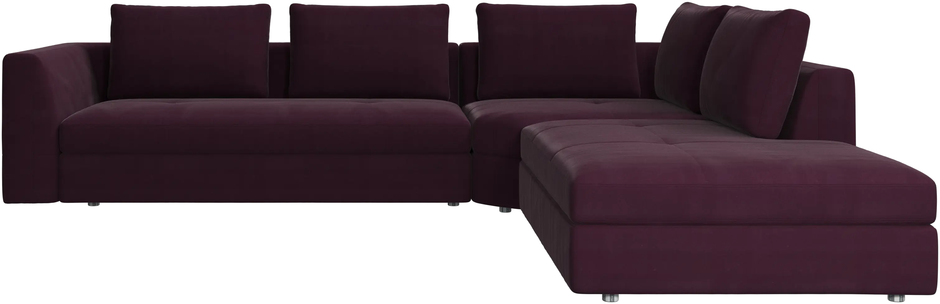Bergamo corner sofa with lounging unit