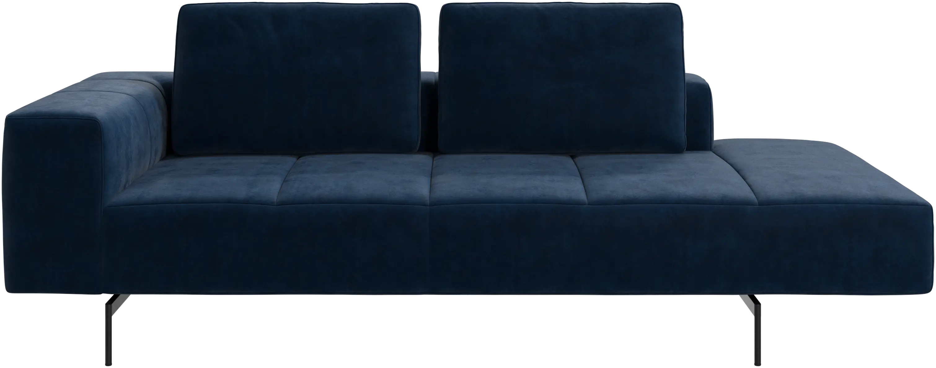 Amsterdam resting module for sofa, armrest left, open end right