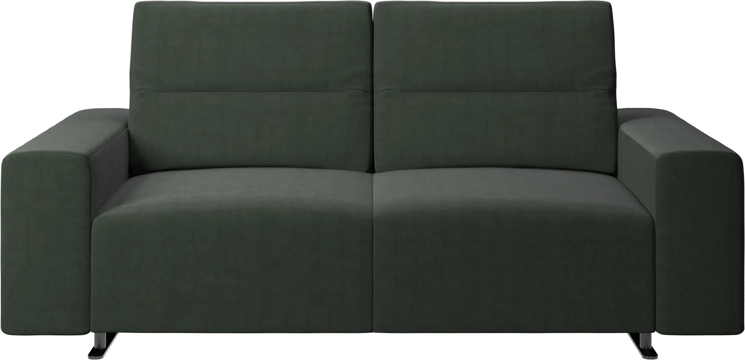 Hampton sofa with adjustable back and storage on the left side