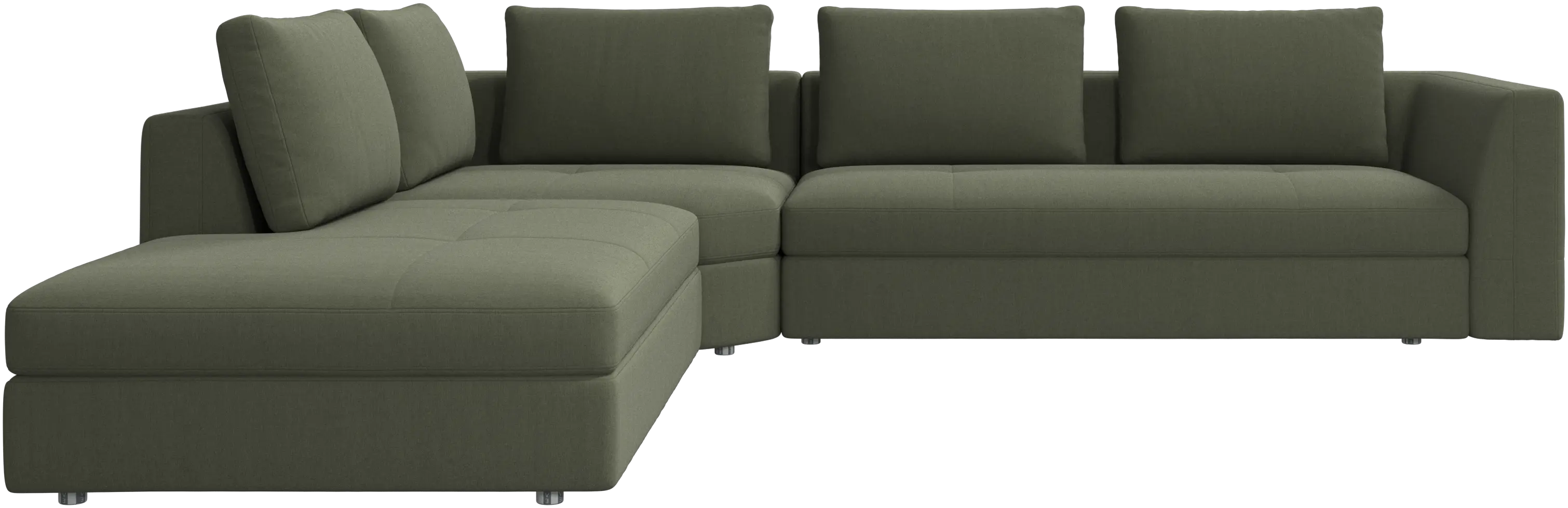Bergamo corner sofa with lounging unit