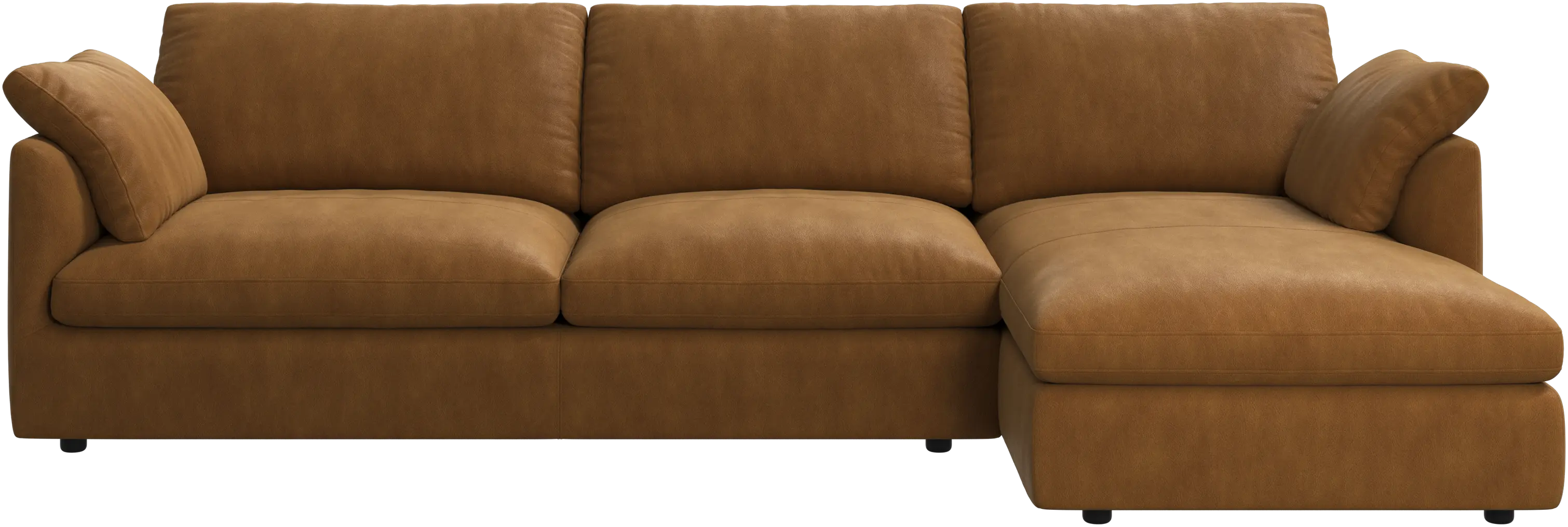 Milano sofa with chaise longue right