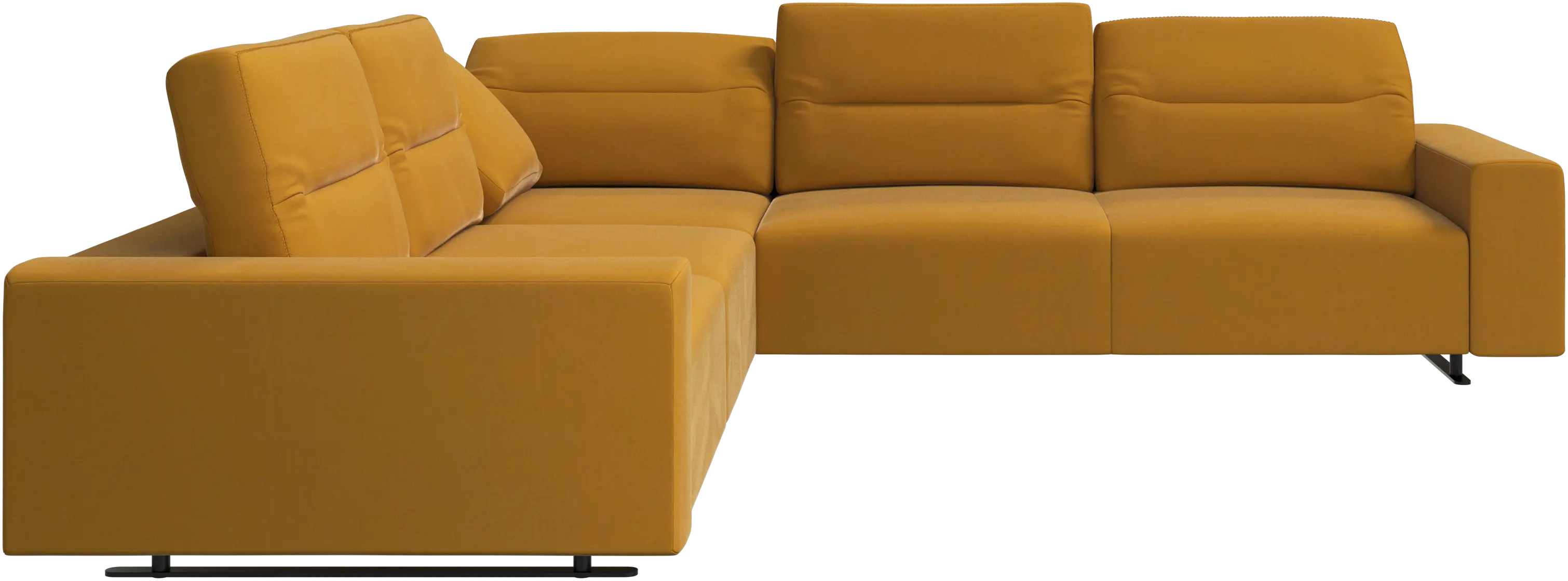 Hampton corner sofa with adjustable back