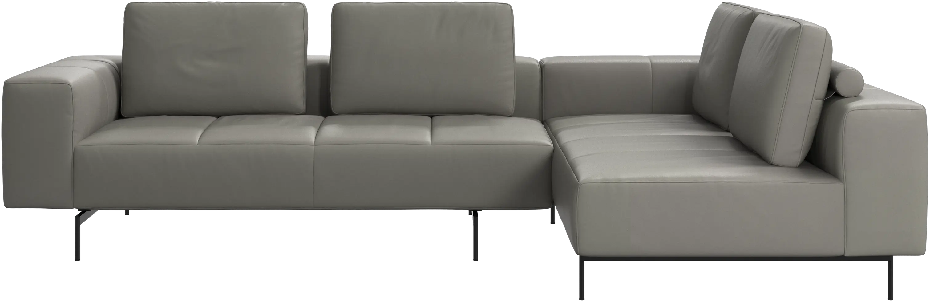 Amsterdam corner sofa with lounging unit