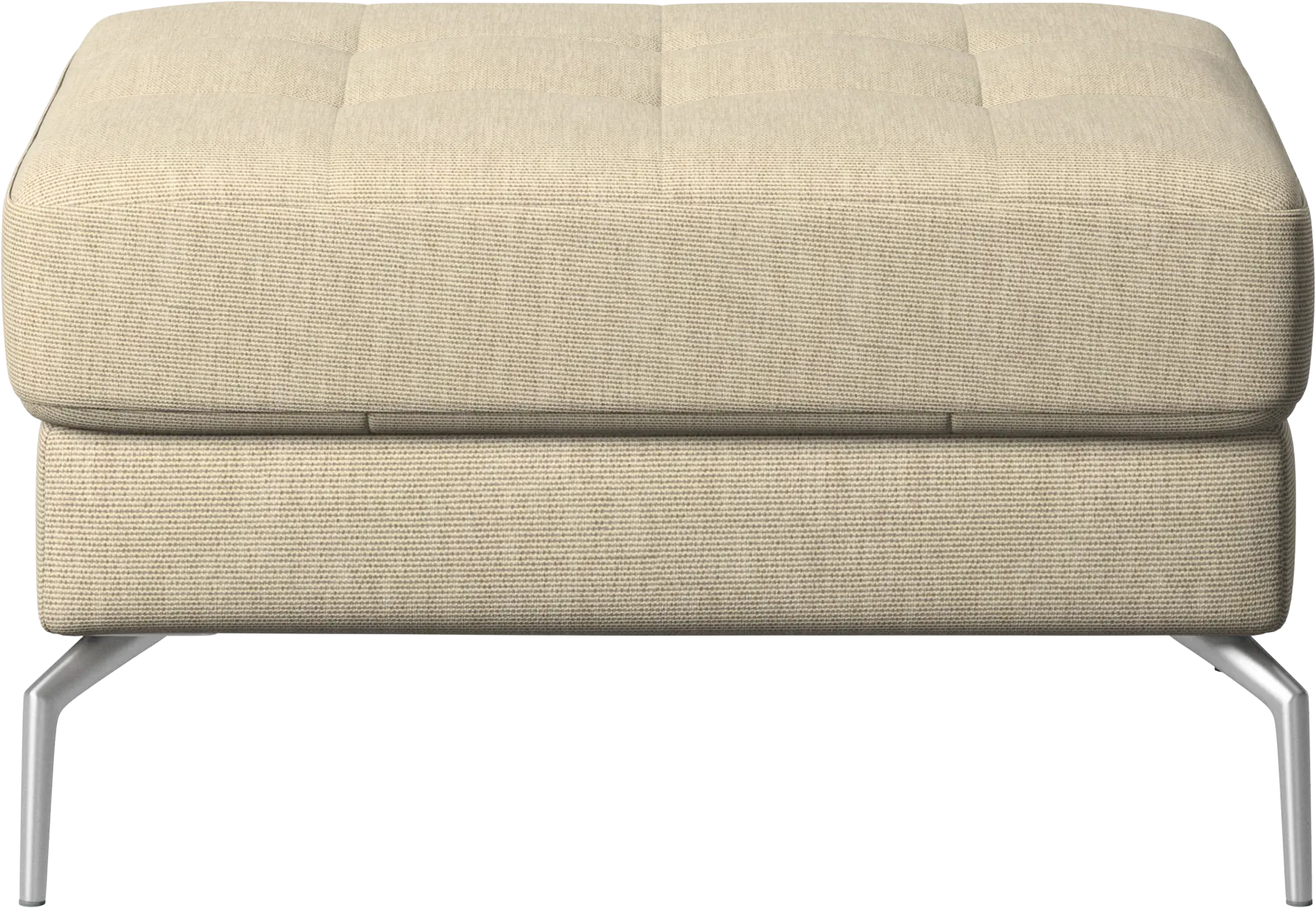 Osaka footstool, tufted seat