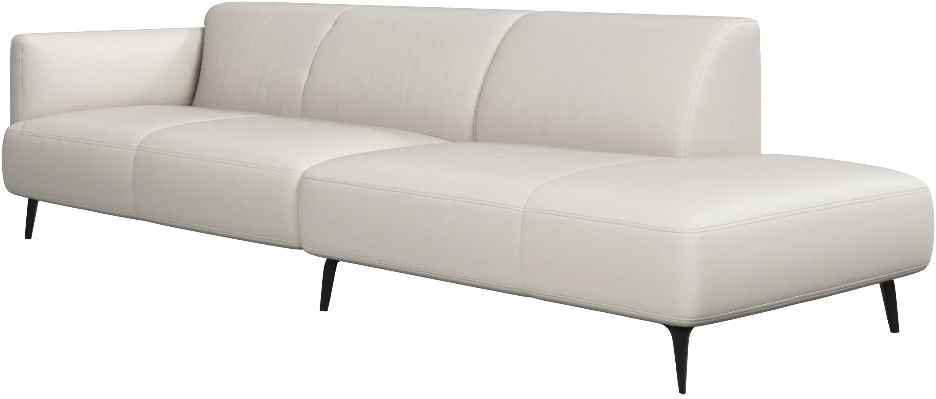 Modena sofa with lounging unit