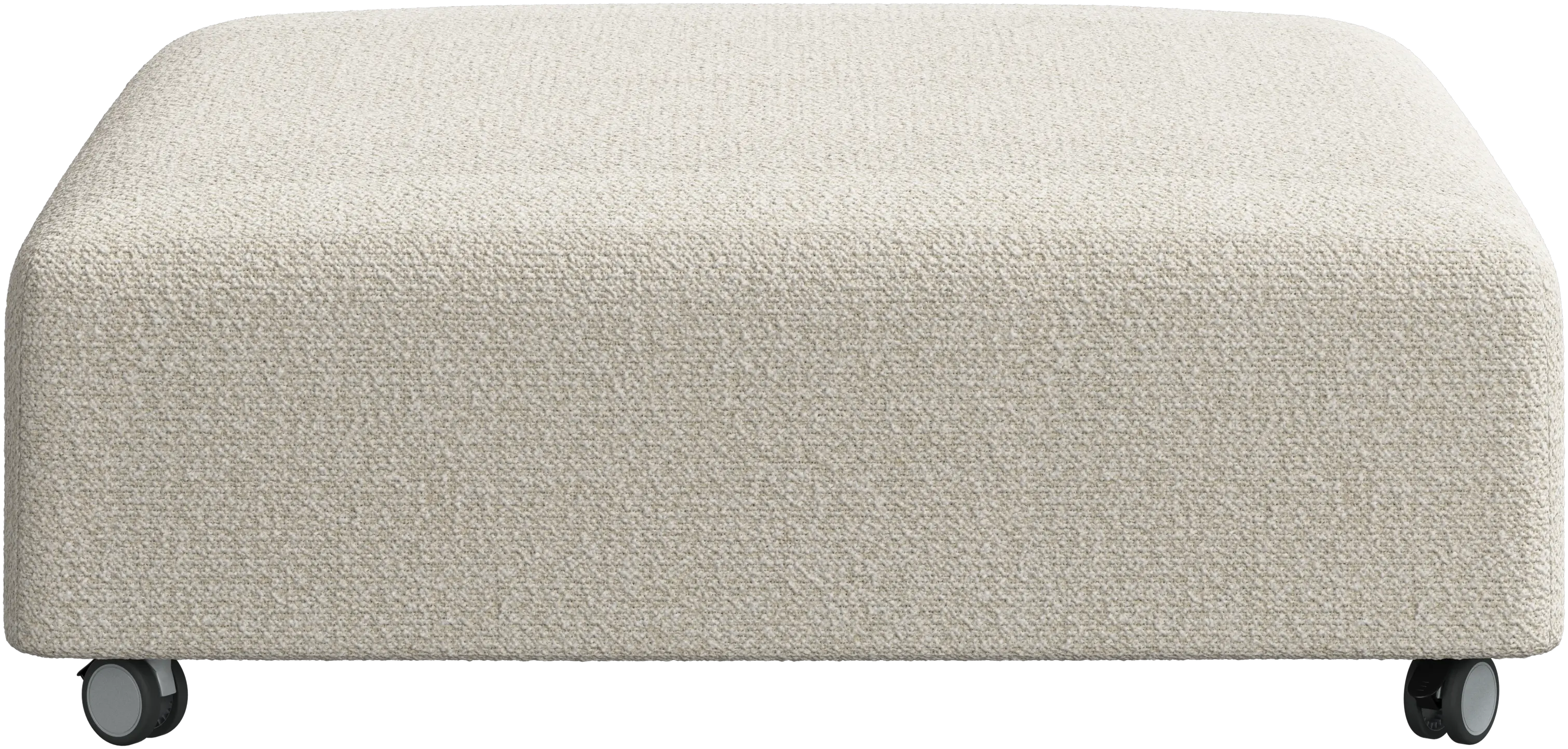 Hampton プーフ ホイール付き