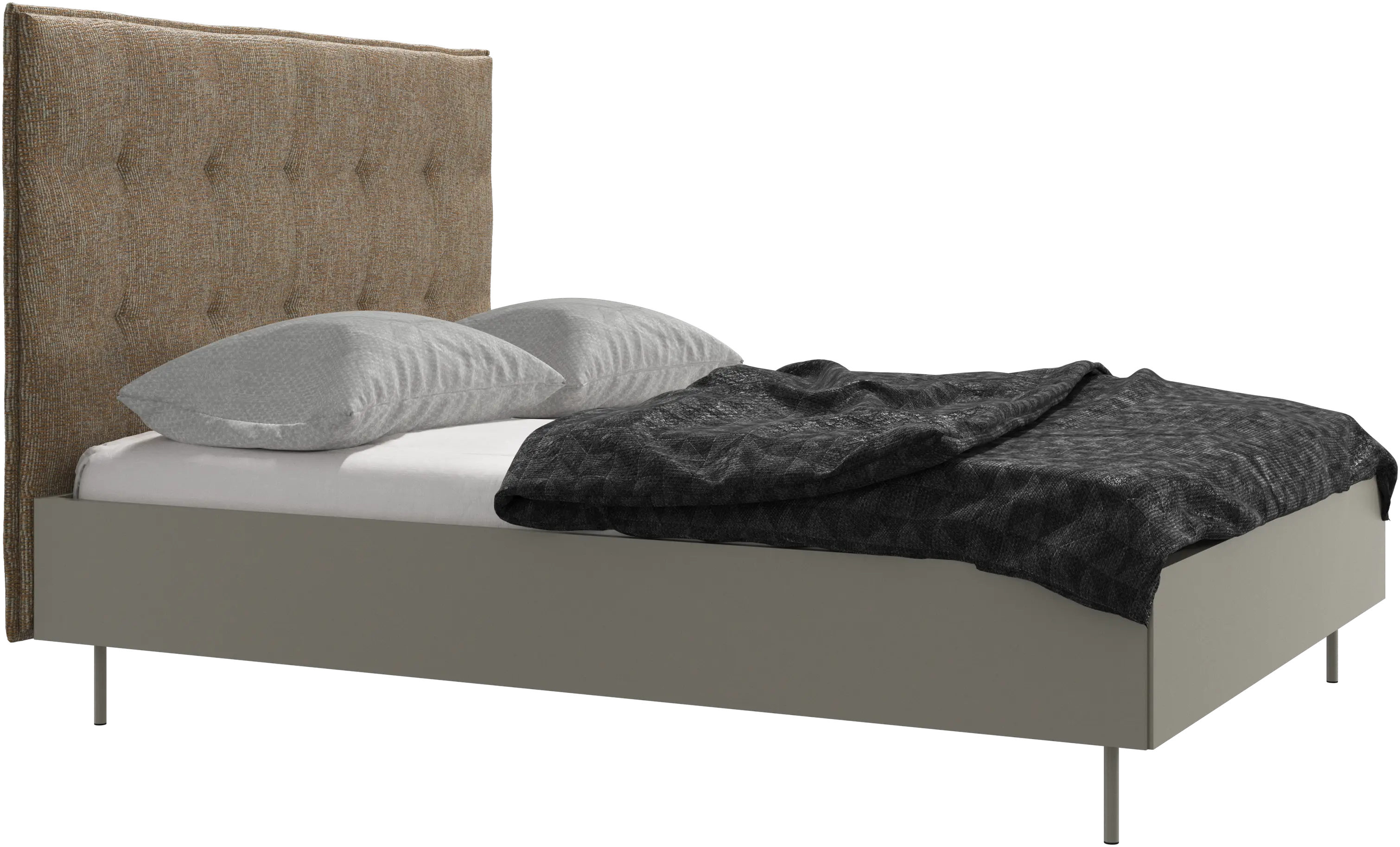 Lugano Bett, Lattenrost und Matratze gegen Aufpreis