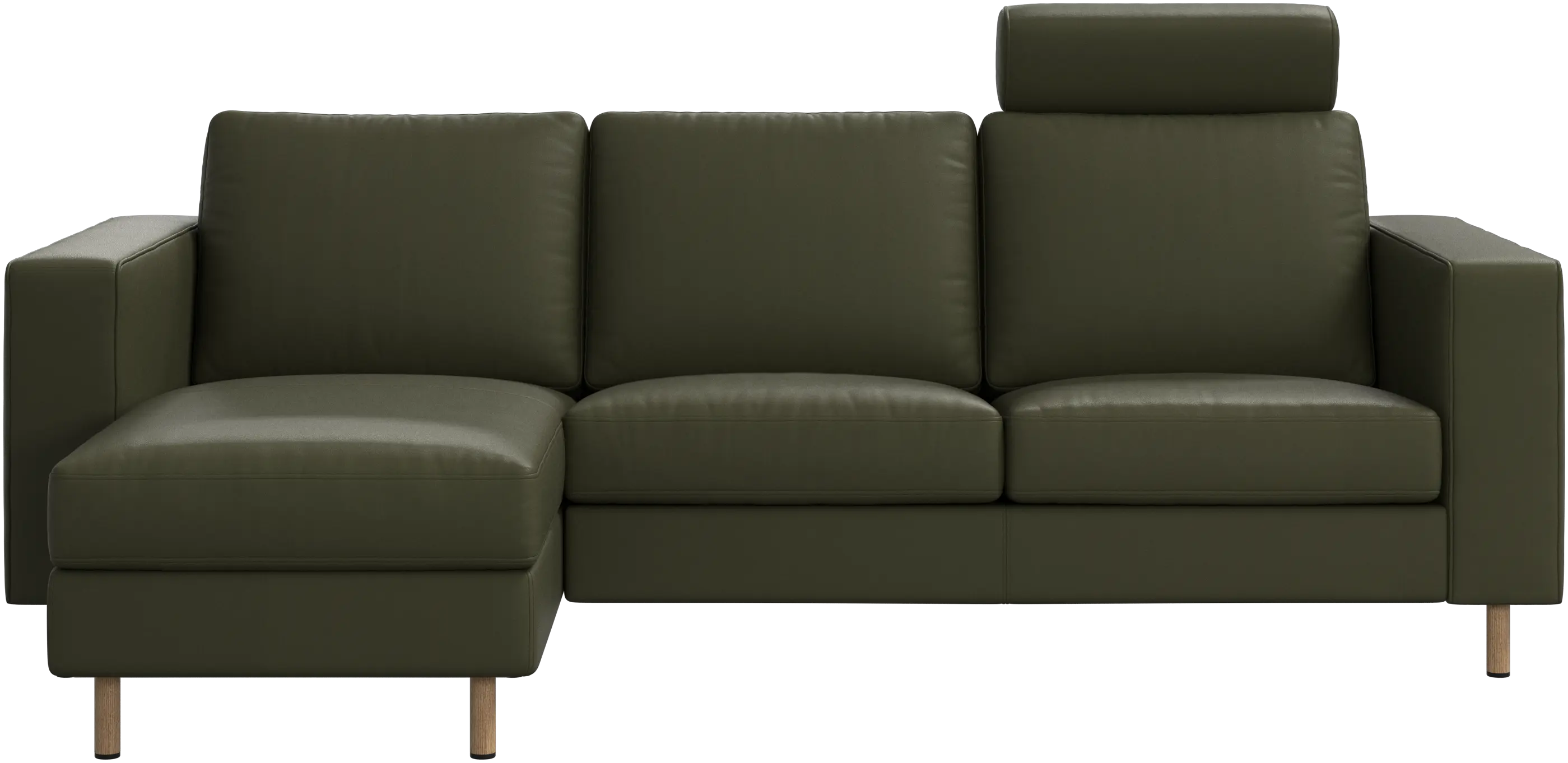 Indivi sofa with chaise longue left