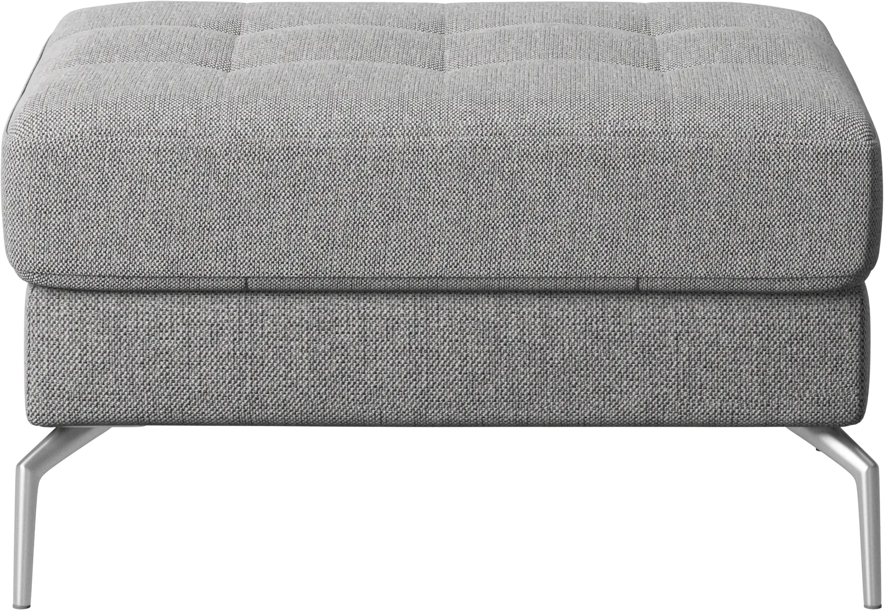 Osaka footstool, tufted seat
