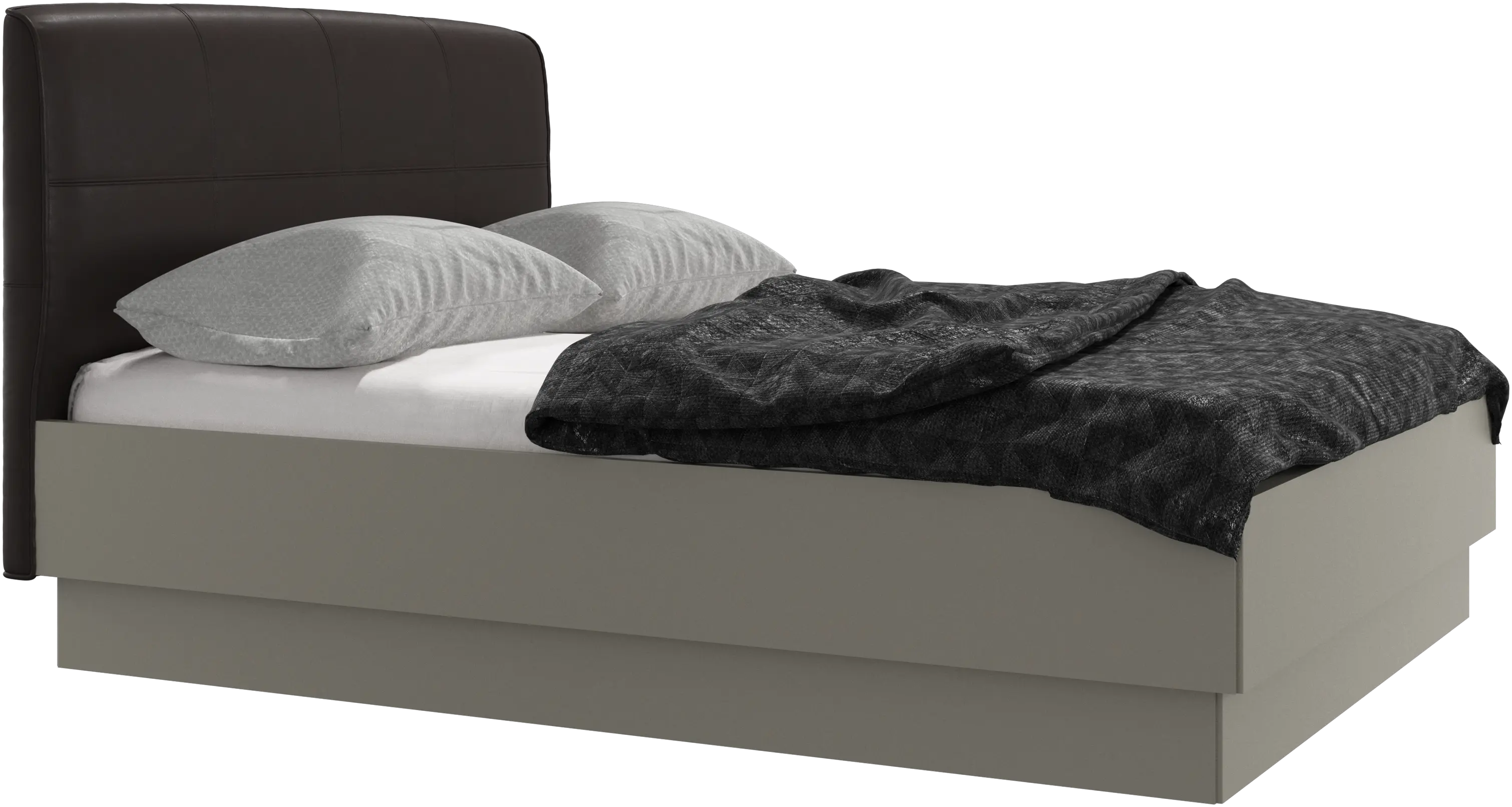 Houston, upholstered bed with storage