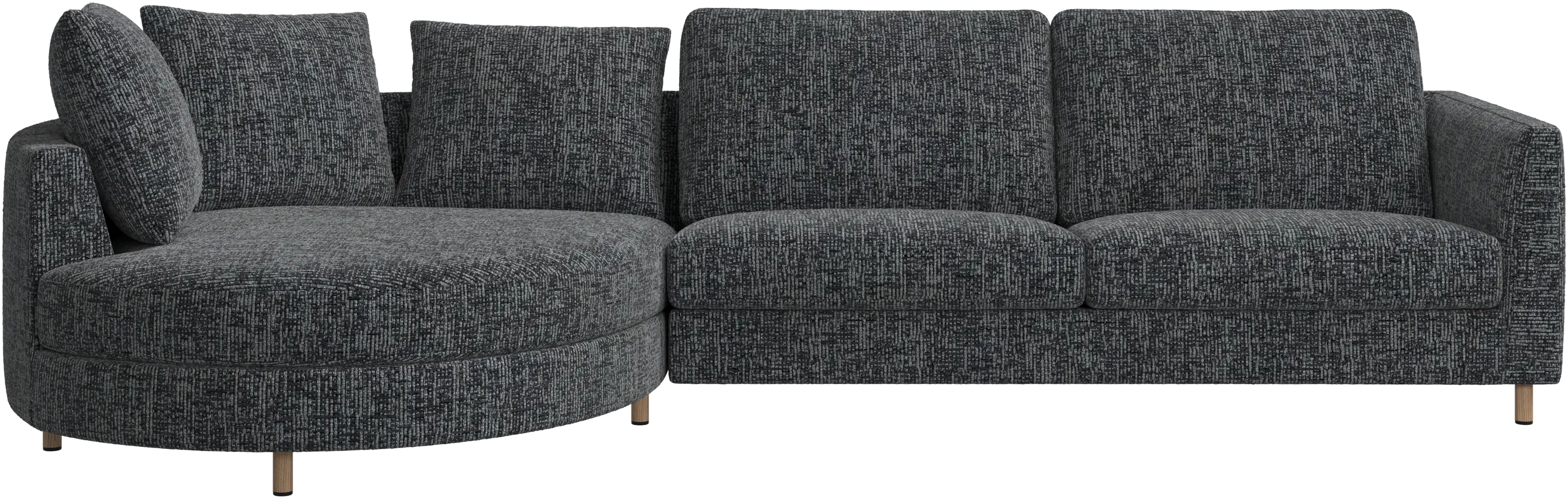 Indivi sofa with chaise longue left