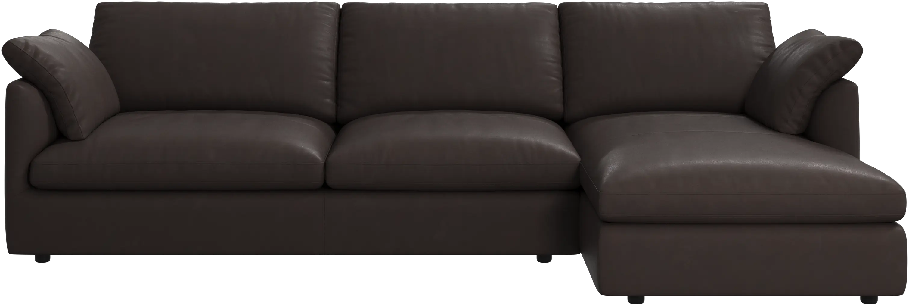 Milano sofa with chaise longue right