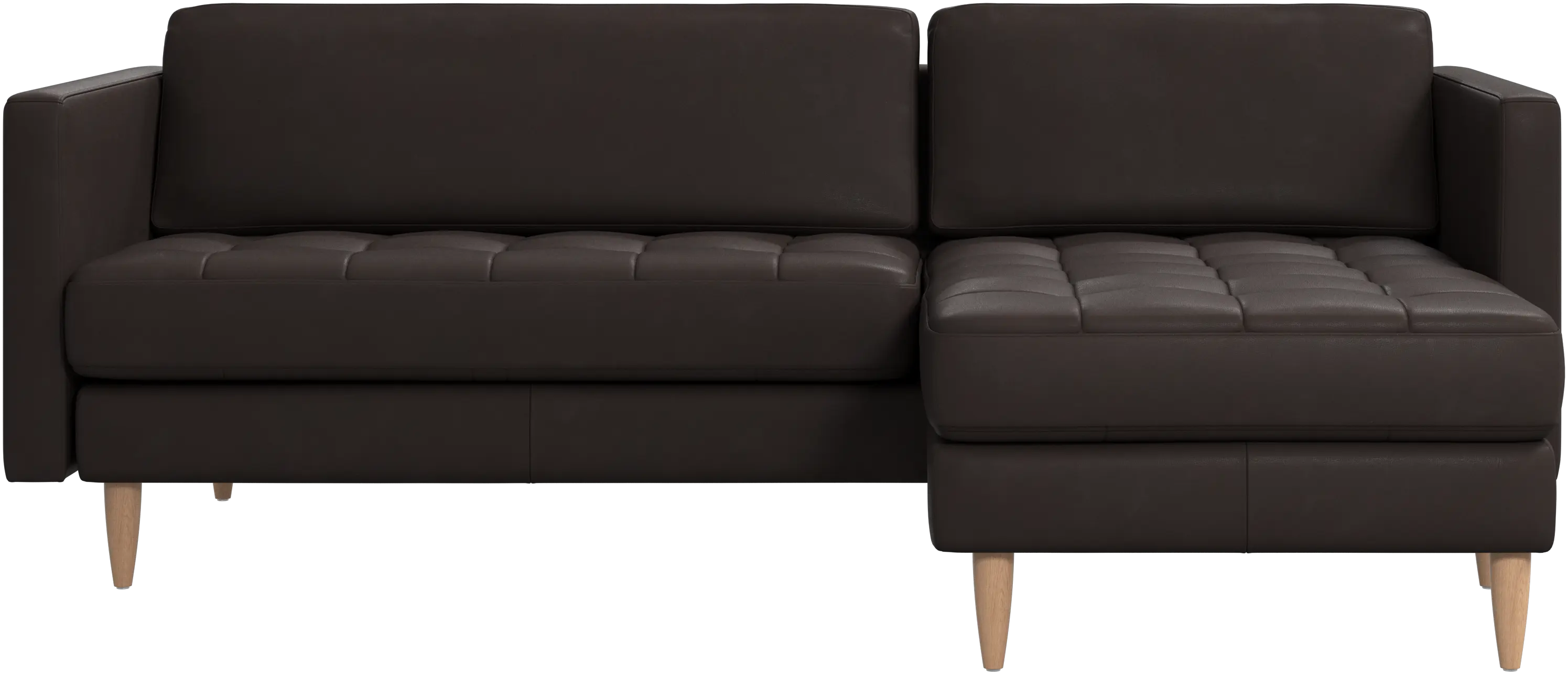 Osaka sofa with resting unit, tufted seat