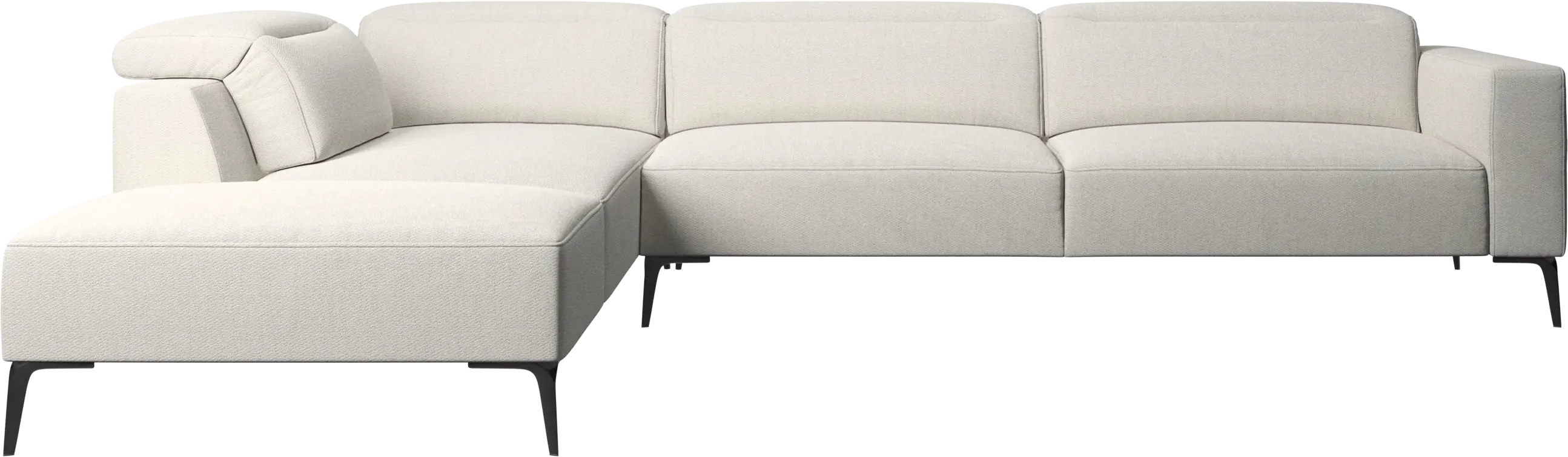 Zürich corner sofa with lounging unit