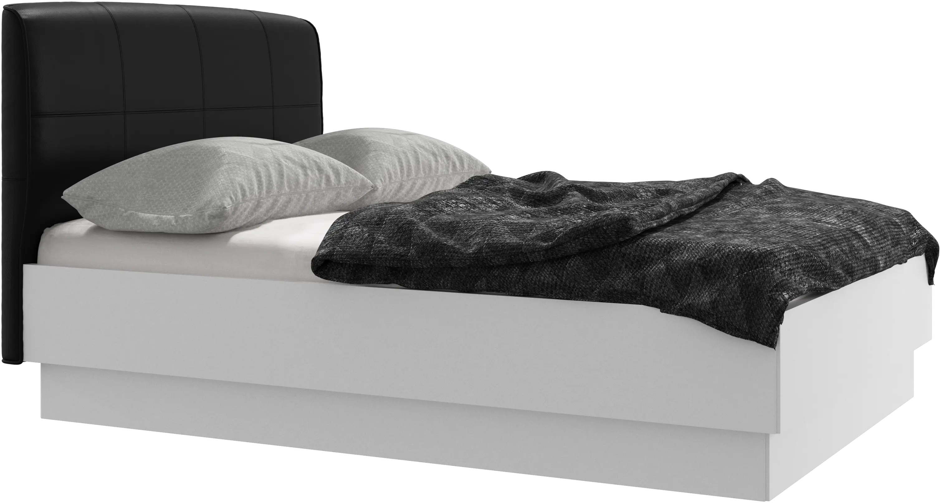 Houston, upholstered bed with storage