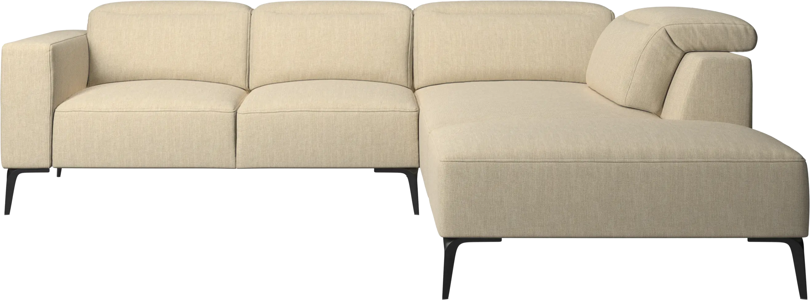 Zürich corner sofa with lounging unit