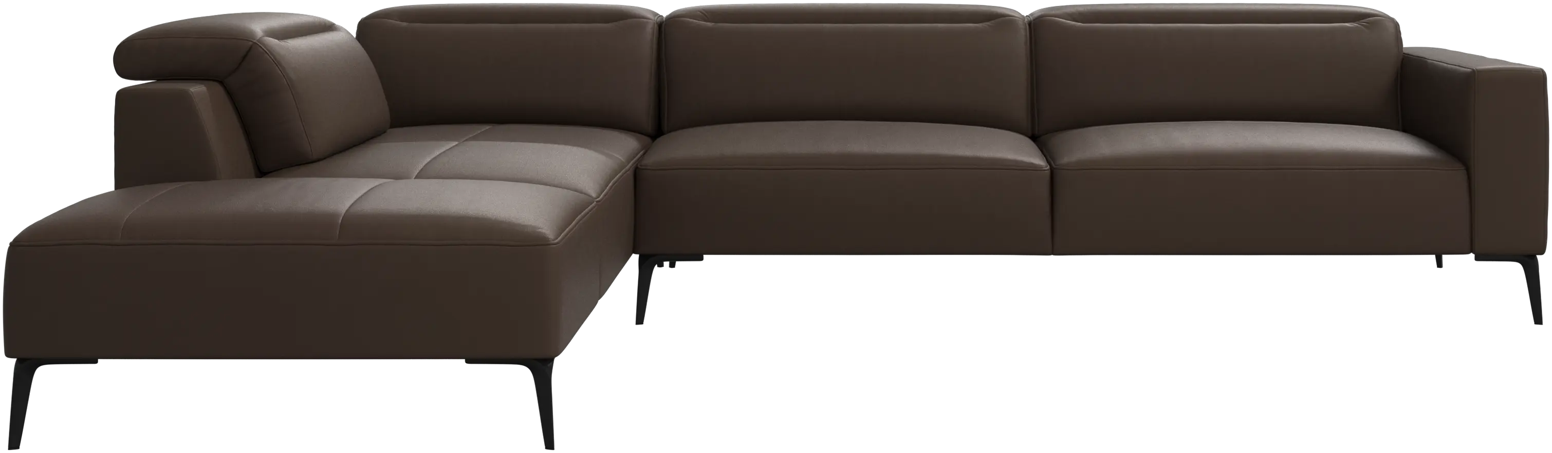 Zürich corner sofa with lounging unit