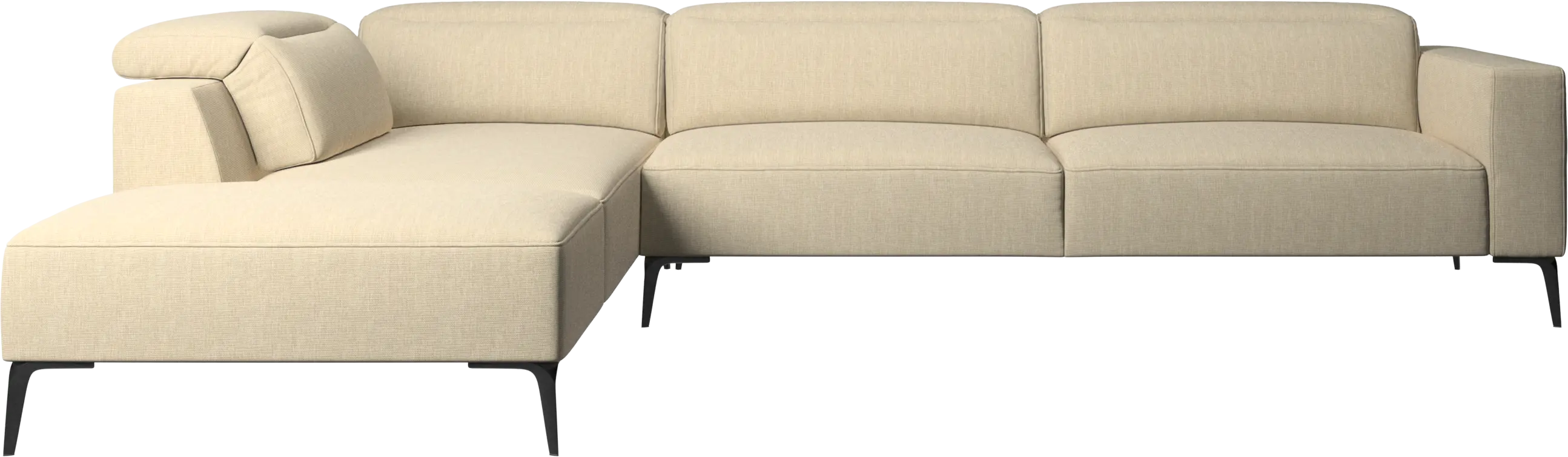 Zürich corner sofa with lounging unit