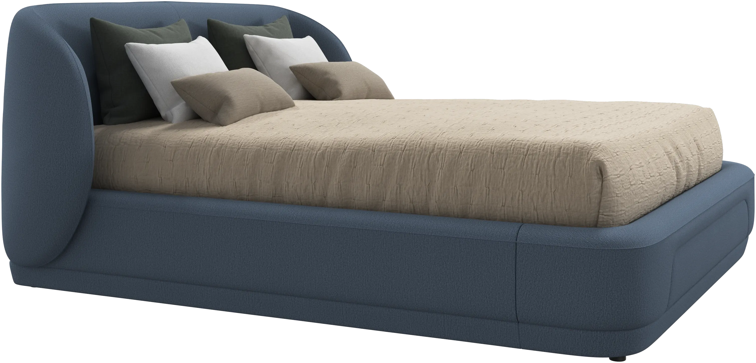 Bolzano bed with slats  - W152,5xL190cm