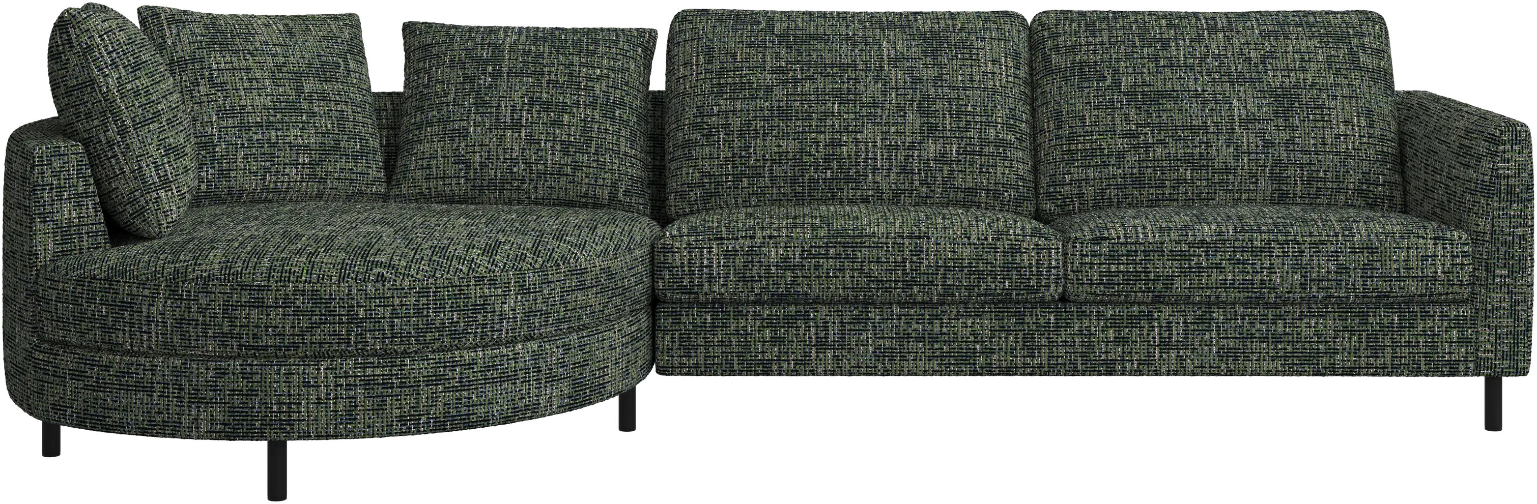 Indivi sofa with chaise longue left