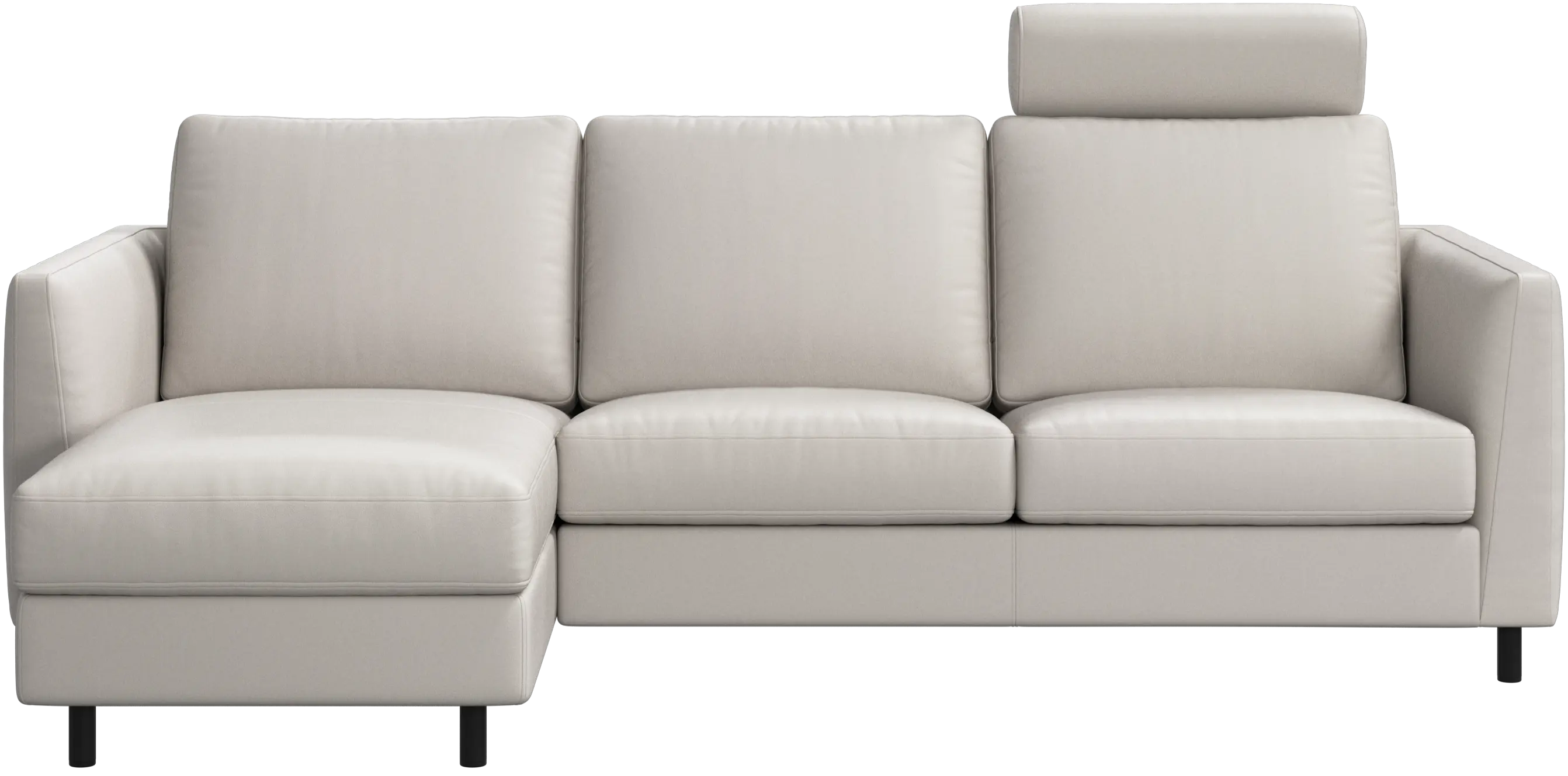 Indivi sofa with chaise longue left