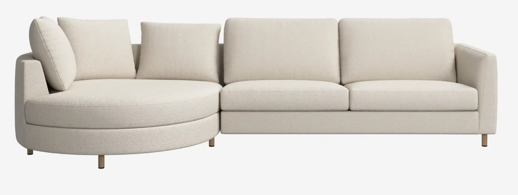 INDIVI SOFA WITH LOUNGE UNIT - LEFT SIDE