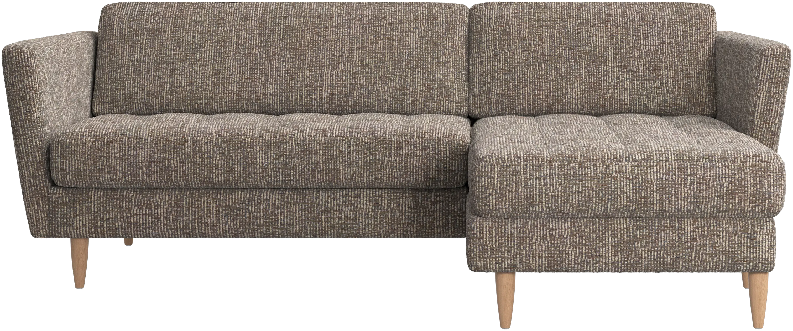 Osaka sofa with resting unit, tufted seat