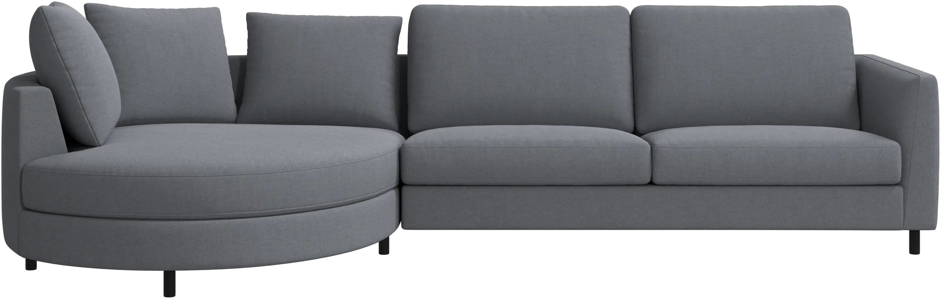 Sofá Indivi con módulo chaise-longue a la izquierda