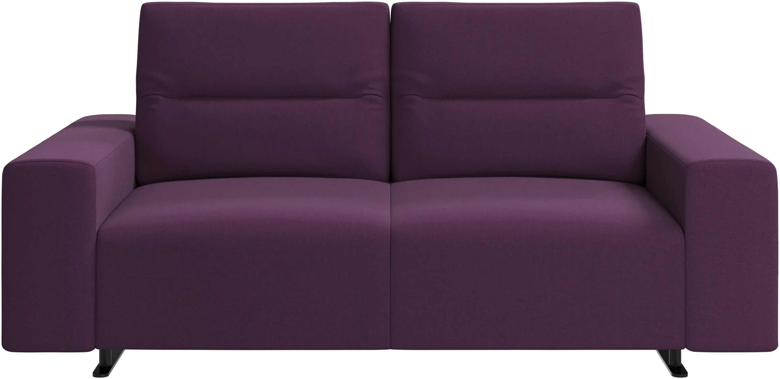 Hampton sofa with adjustable back and storage on the left side