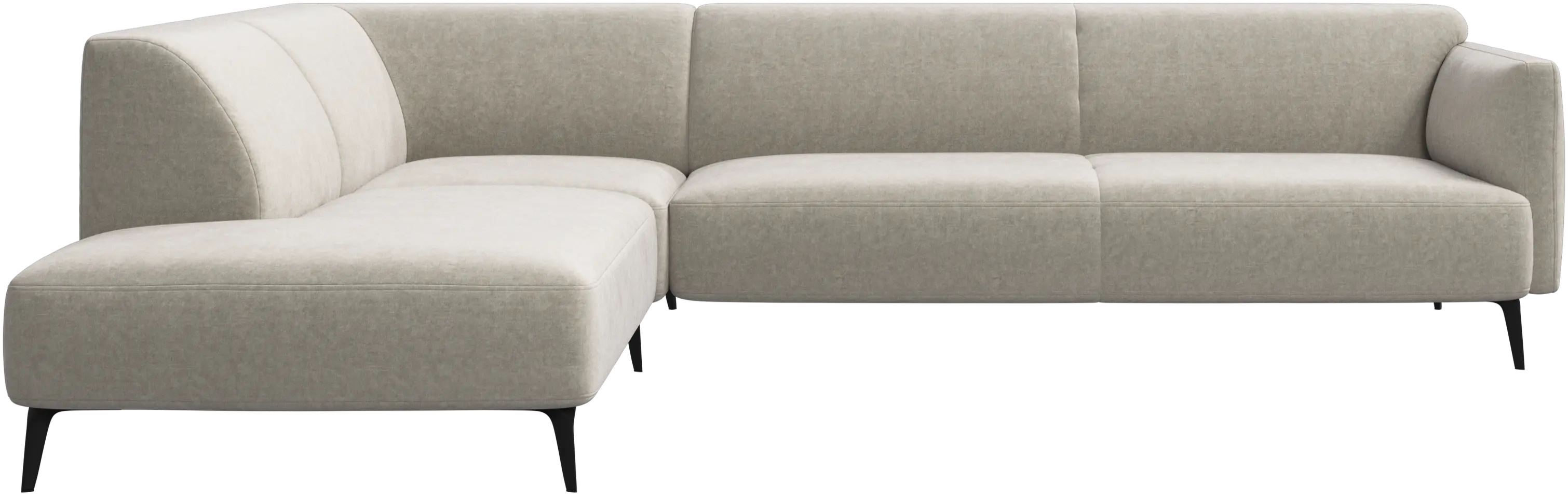 Modena corner sofa with lounging unit