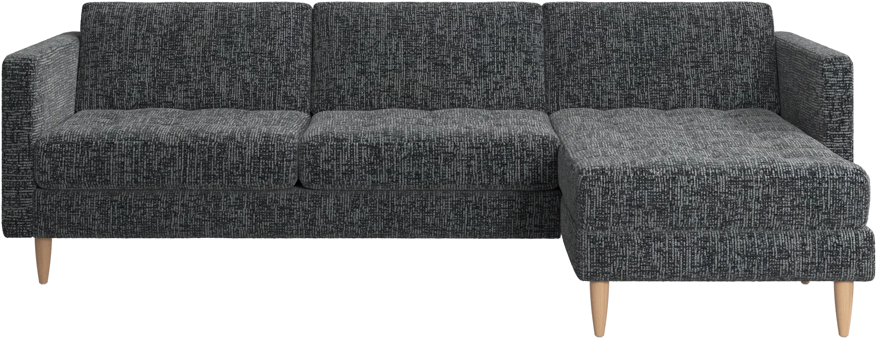 Osaka sofa with resting unit, tufted seat