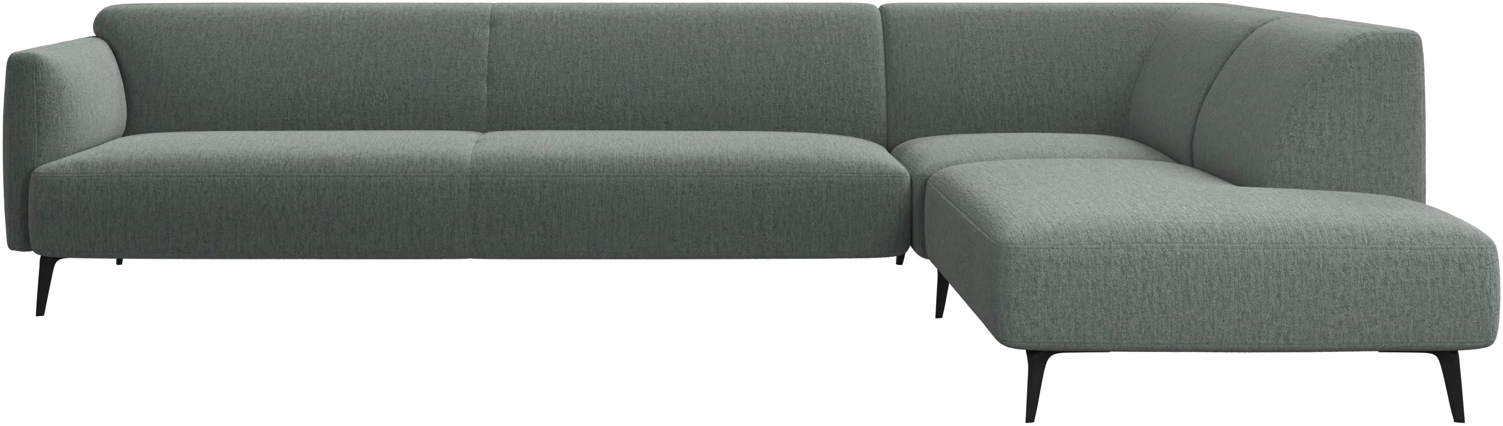 Modena corner sofa with lounging unit