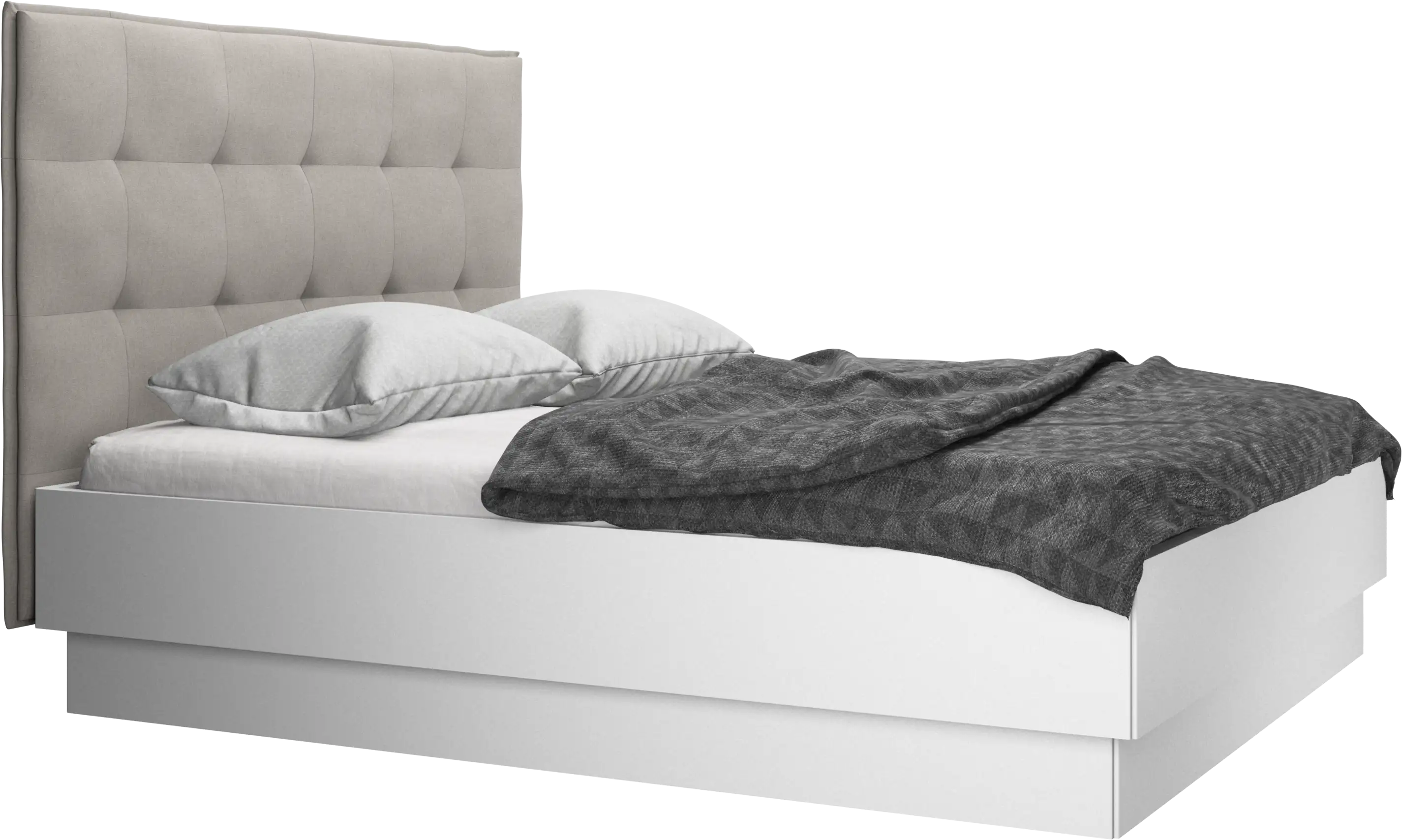 Lugano 带上拉式床框和床板的储物床, 不含床垫