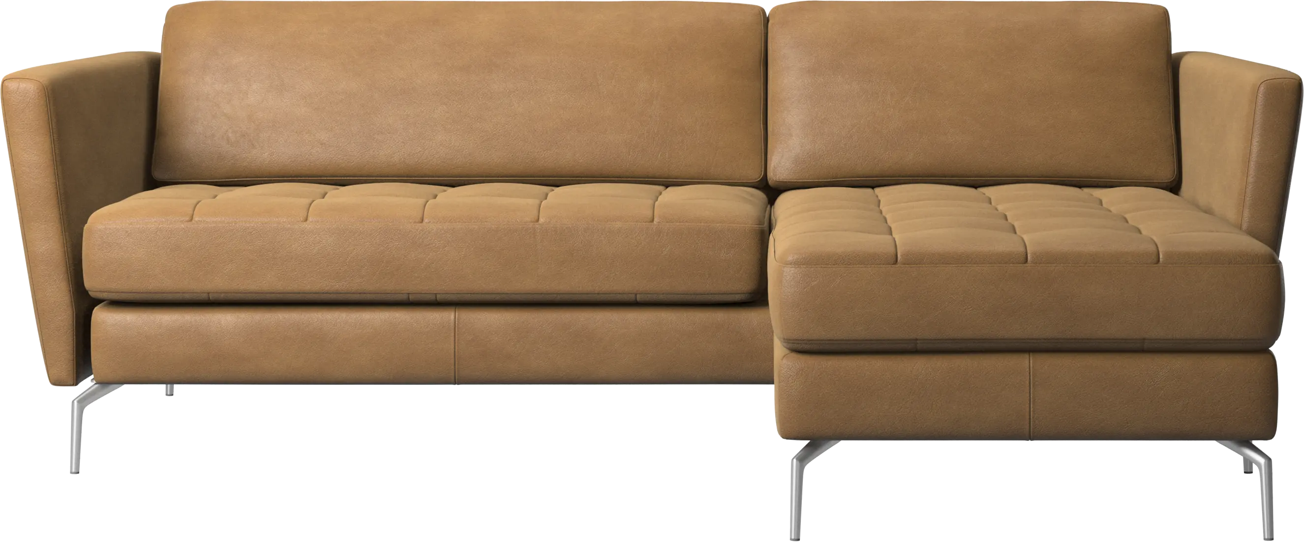 Osaka sofa with resting unit, tufted seat