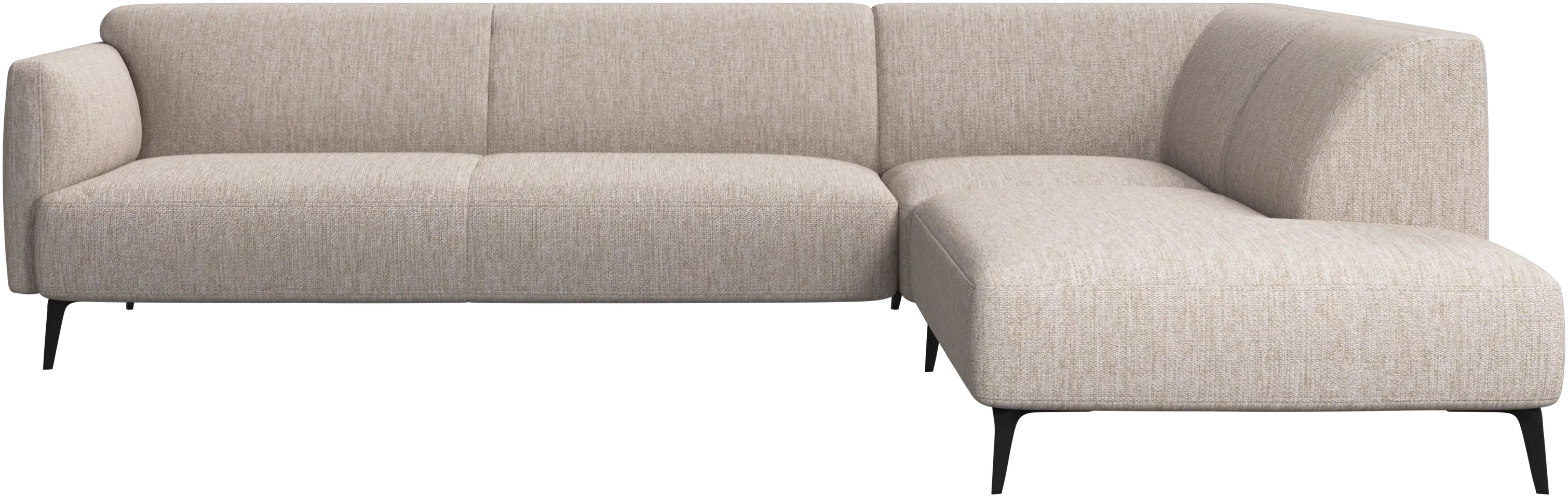 Modena corner sofa with lounging unit