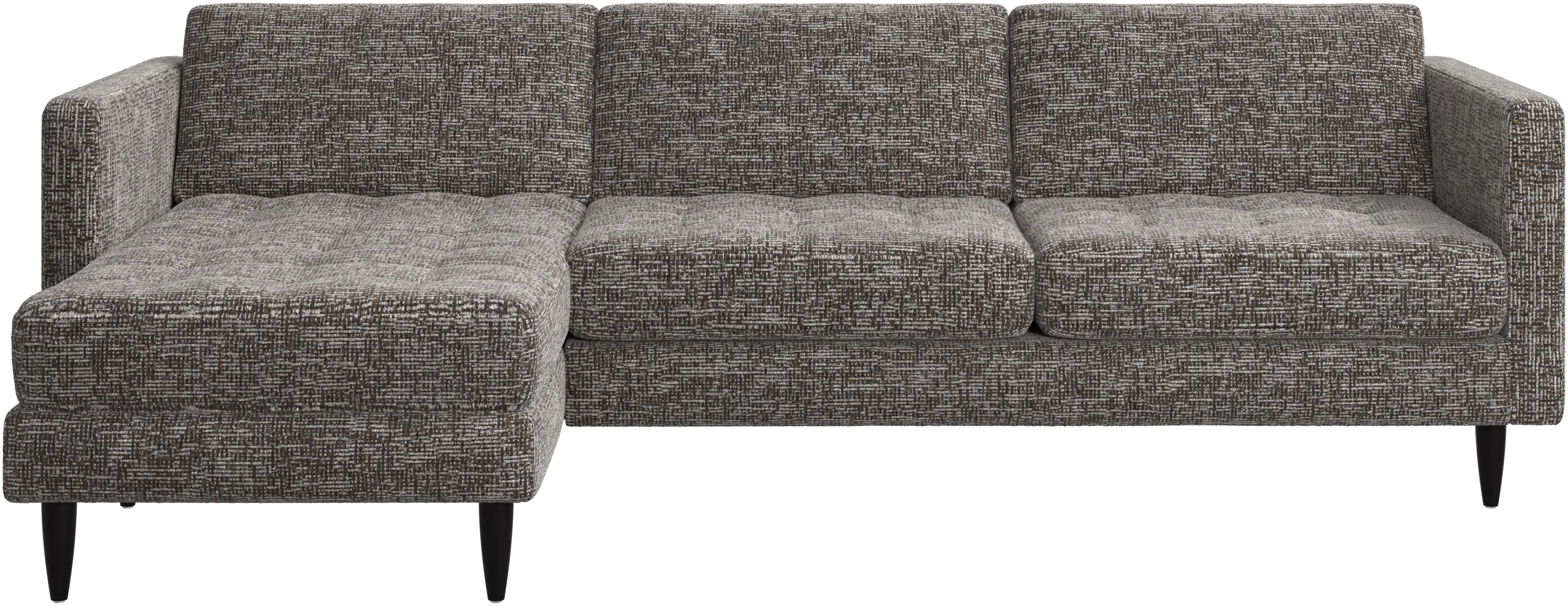 Osaka sofa with resting unit, tufted seat