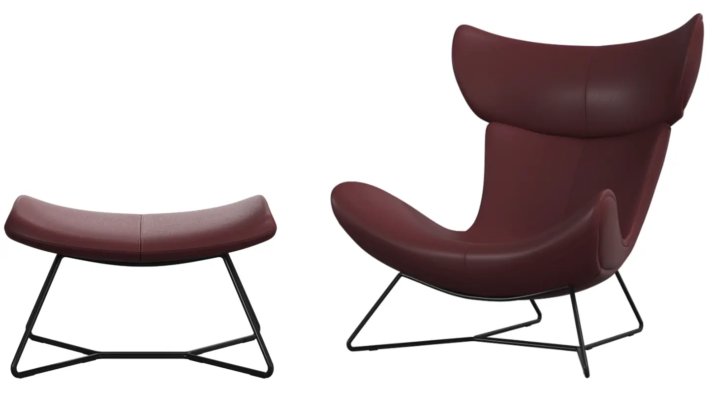 Armchairs IMOLA Sessel und IMOLA Fußhocker (25% Preisvorteil)
