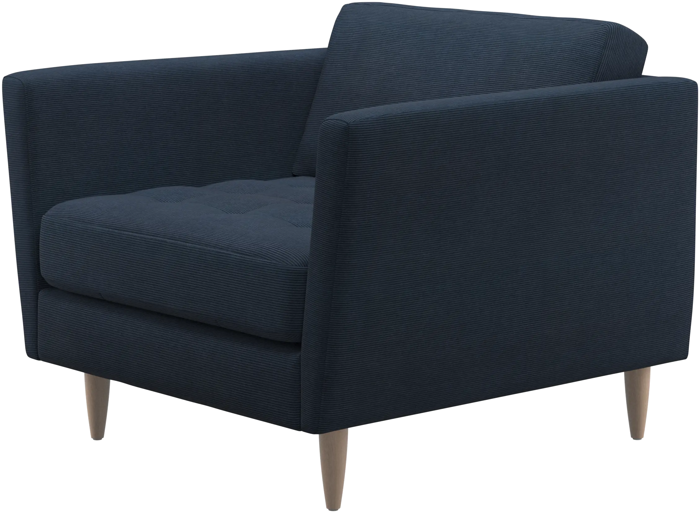 Osaka chair, tufted seat