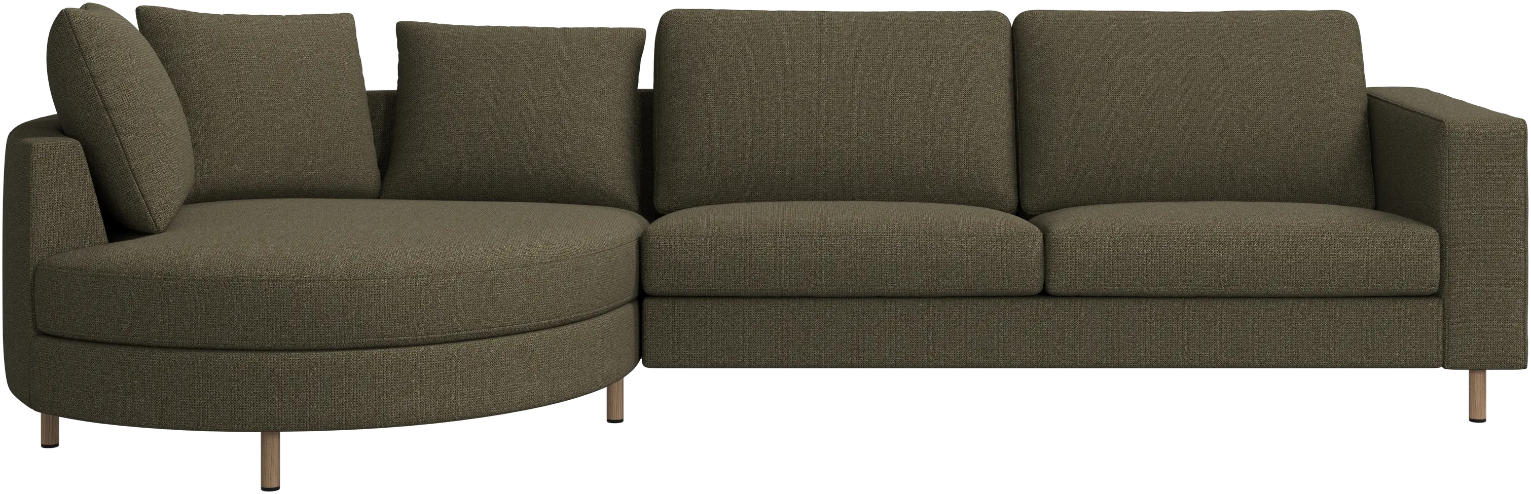 Indivi sofa with chaise longue left