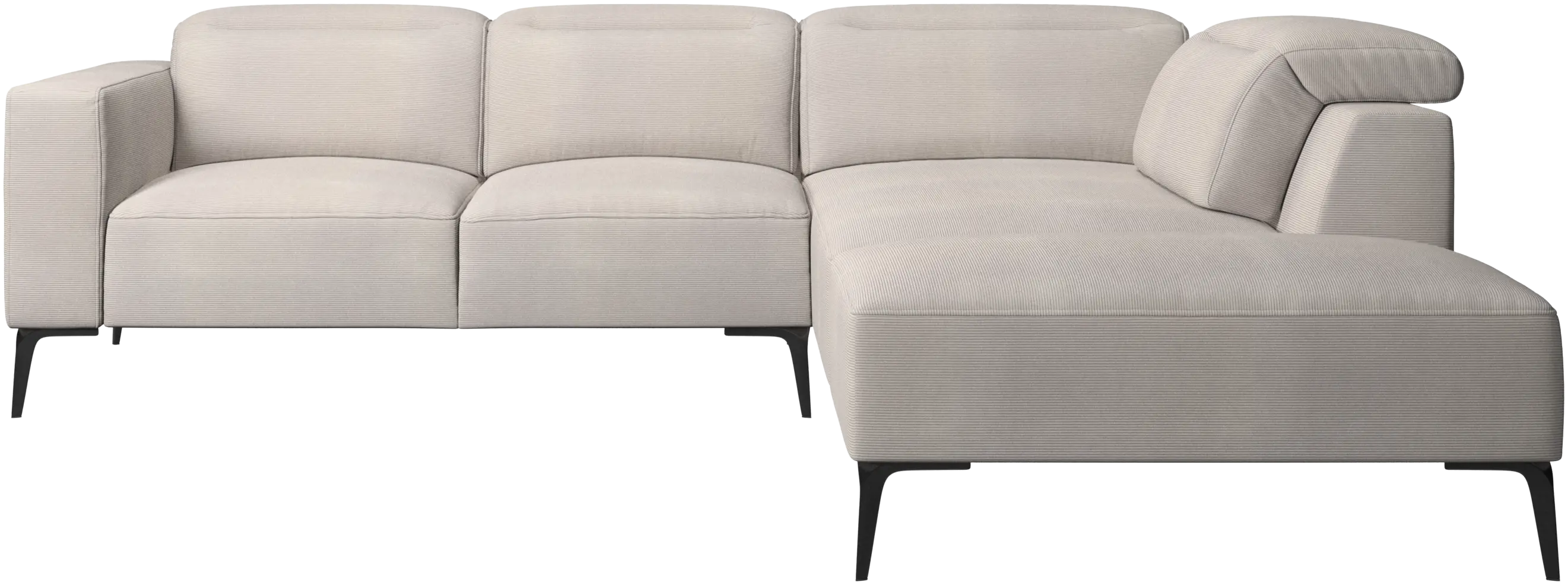 Zürich corner sofa with lounging unit
